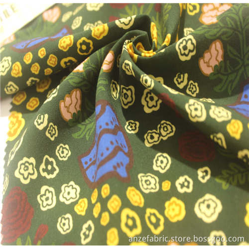 100%rayon poplin printed fabric digital printed for clothing